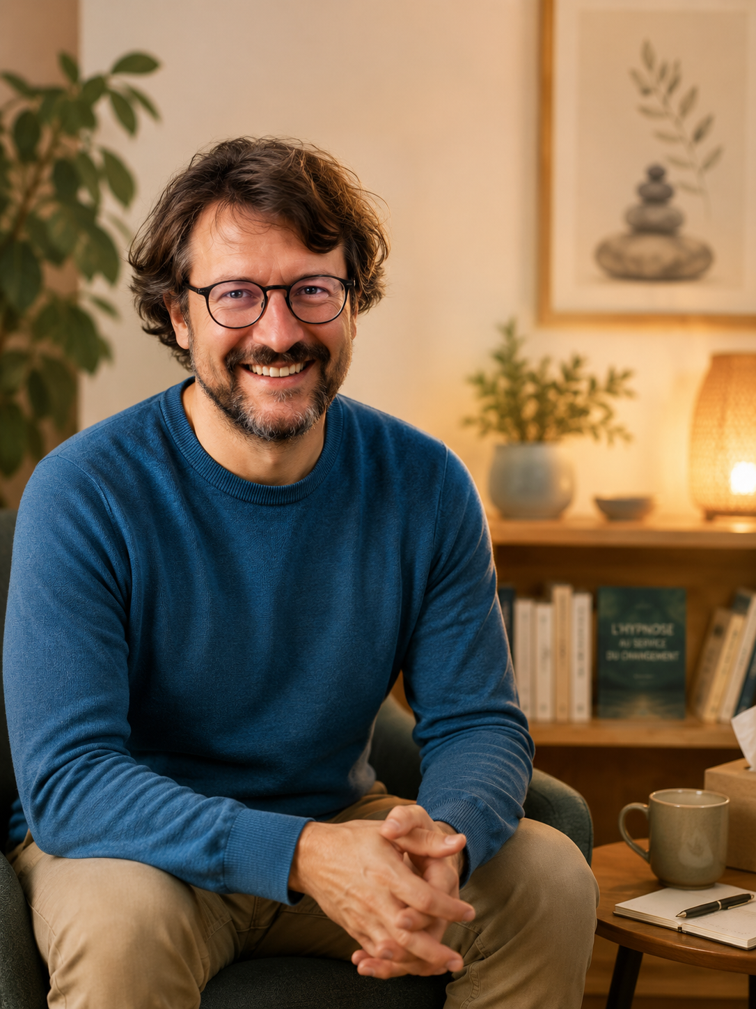 Portrait de Nicolas Gros, psychopraticien en TCC et hypnose thérapeutique